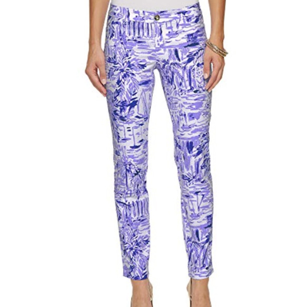 Lilly Pulitzer Kelly Pant Rock The Dock Size 2